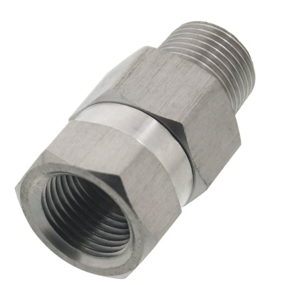 Erie Tools 3/8" NPT Stainless Steel Swivel Coupler for Pressure Washer Hose