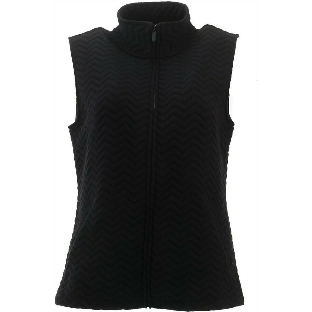 Liz Claiborne Liz Claiborne NY Chevron Quilted Zip Front Vest Women's A272921