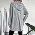 thumbnail image 6 of Women Lightweight Cardigan Sweater Long Sleeve Open Front Knit Fall Thin Long Cardigan with Pockets Casual Loose Duster, 6 of 7