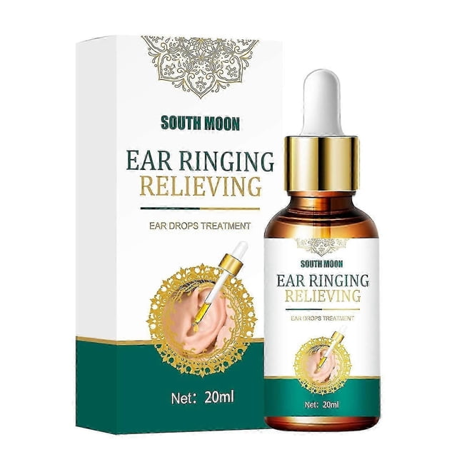 SOUTH MOON 20ml Ear Ringing Relieving Ear Drops Tinnitus Deafness Ear Swelling Ear Disc