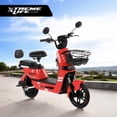 thumbnail image 2 of Bicicleta Eléctrica Xtreme Life 350W 0-33 km/h 50km Con Canastilla Rojo Estandar, 2 of 8