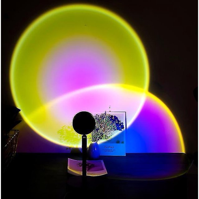 Luz Led de proyección de luz de arco iris, luz de fondo de lámpara de atmósfera de celebridad de Internet ShuxiuWang 8390612902802
