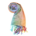 thumbnail image 2 of INSPIRE CHIC Large Tassel Wrap Floral Gradient Color Scarf for Women, 2 of 6