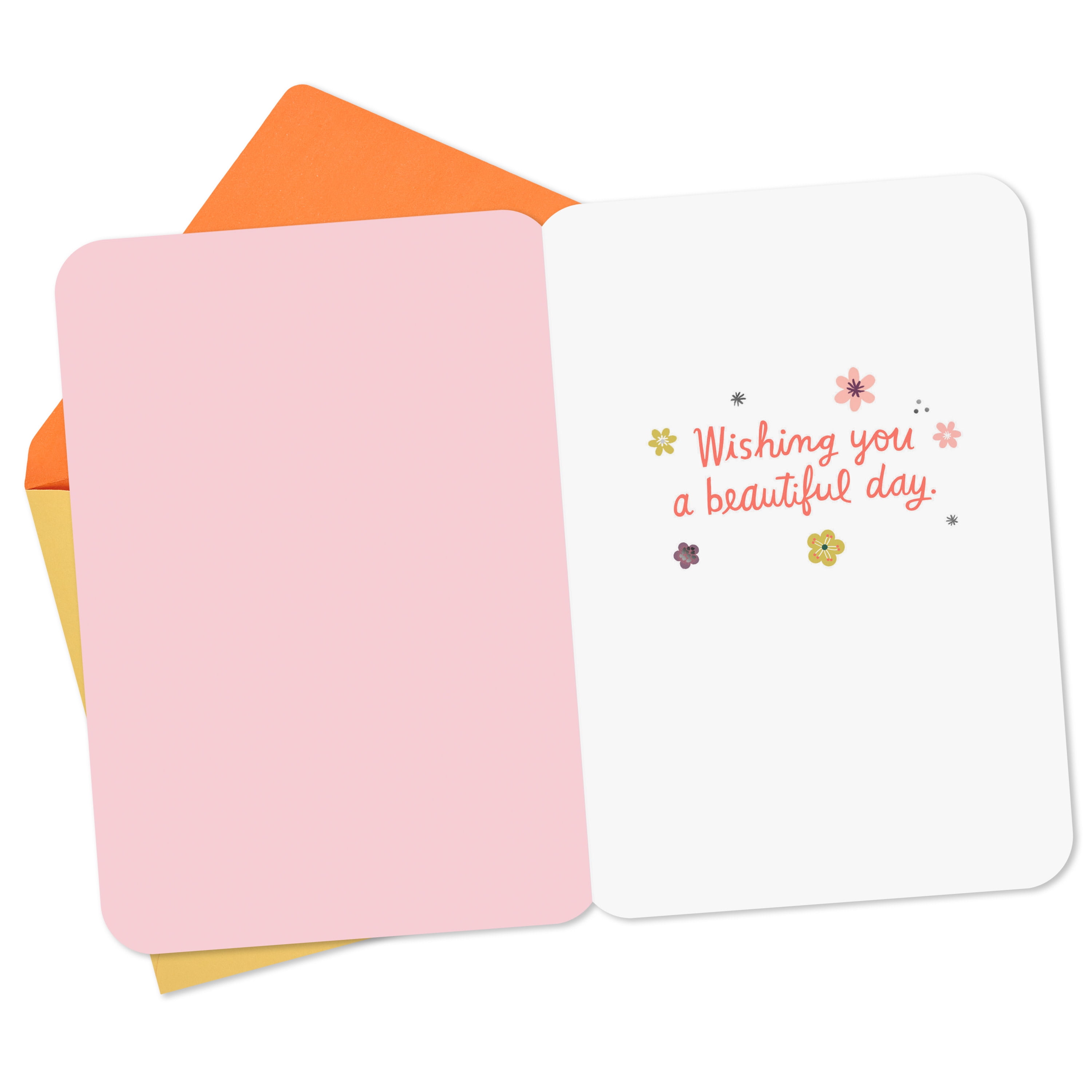 Hallmark Just Because Friendship Card (Flowers and Butterflies)