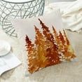 thumbnail image 5 of Fall Pillow Covers 16 X 16 Inch Set of 2, Nature Themed Burnt Orange Tree Throw Pillow Covers Rustic Forest Autumn Pillowcase for Indoor Outdoor Home Sofa Bedroom Living Room Decor, 5 of 6
