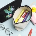 thumbnail image 2 of Bolsa de maquillaje Sinzip de lona de algodón, 10 piezas con cremallera, 2 of 7