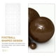thumbnail image 3 of KAKOWELY Molde de chocolate con forma de balón de fútbol para hacer cubitos de hielo, fácil de limpiar, reutilizable, de plástico, 21 cavidades, 3 of 4