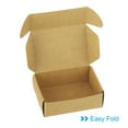 thumbnail image 4 of Uxcell 3.3x2.4x1.2" Paper Soap Box, 40 Pack Soap Boxes Rectangle Packaging Boxes, Brown, 4 of 6