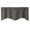 Dark Gray, variant on kcavykas Roman Style Blackout Valance Curtains – Extra Wide Short Window Treatment for Kitchen, Bathroom, Living Room – Solid Color Drapery Black