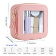 thumbnail image 2 of Makeup Bag, Portable Toiletries Bag, Compact Travel Cosmetic Organizer with Multiple Compartments, Durable Zipper Closure, Lightweight, Easy to Clean, Versatile Storage for Makeup and Accessories, 2 of 4