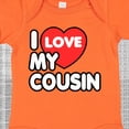 thumbnail image 4 of Inktastic I Love My Cousin Boys or Girls Baby Bodysuit, 4 of 5