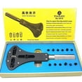 thumbnail image 2 of Steel Watch Repair Tool Backcase Opener Max 57MM With 12 Bits Watch Repair Tool 12 Clamps Wrench Watch Case Opener Watchmaker Tool, 2 of 9