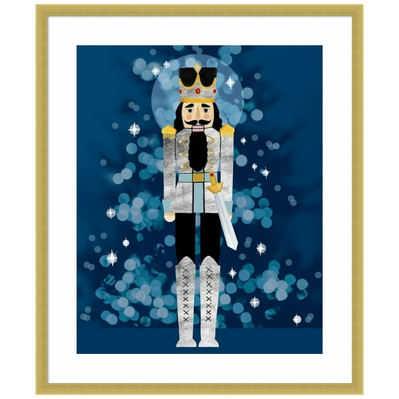 Amanti Art Disco Nutcracker I Wood Framed Wall Art Print