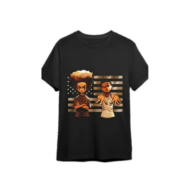 Boondocks Creative Print T-Shirt - Ultra-Soft, Breathable, Moisture-Wicking Cotton Tee for Men & Women, Casual Crew Neck, Perfect for Everyday Wear