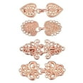 thumbnail image 2 of fenteer 4 Pieces Sweater Clips Alloy Cardigan Collar Clips for Dresses Women Costume Rose Gold, 2 of 8