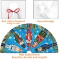 thumbnail image 5 of Easter Eggs Colorful Flowers 36 Inch Christmas Tree Skirt Round Winter Snow Suitable for Christmas Xmas Halloween Holiday Party Decor Decoration Occasion, 5 of 6