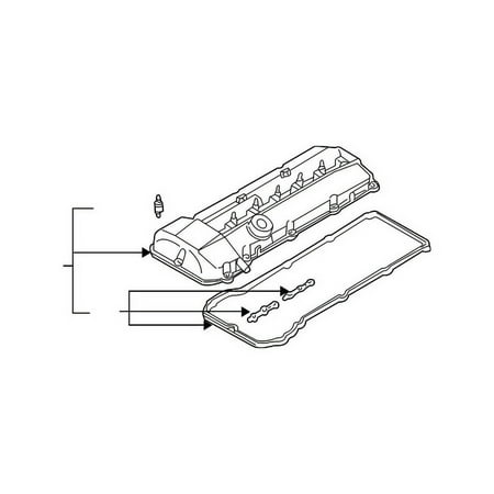Genuine OE BMW Valve Cover - 11-12-1-432-928