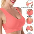 thumbnail image 4 of Women's Plus Size Bras, 3 Pack Sports Bras for Women Full Coverage Wirefree Non Padded Workout Bras Full Support Everyday Bra S-5XL, 4 of 6