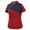 Red/Navy, variant on Monterey Club Women's Melange Flash Colorblock Golf Polo Shirt #2476
