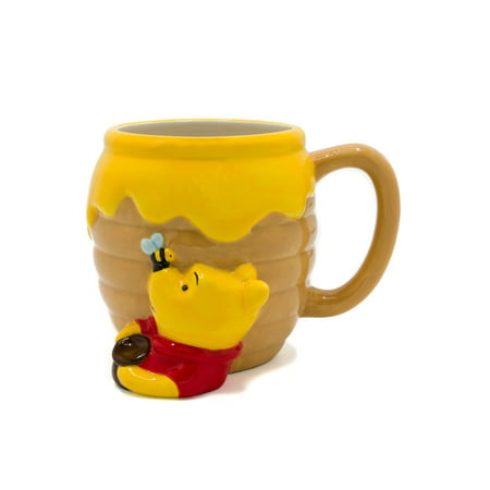Sculpted Mug Winnie the Pooh (Coffee And Poop Best Friends)