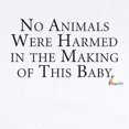thumbnail image 2 of CafePress - No Animals Were Harmed Onesie - Baby Light Bodysuit, Size Newborn - 24 Months, 2 of 4