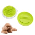 thumbnail image 4 of Pet Bath Brush, Prevent Slip Round Comfortable Grip Dog Shower Brush Small With Comb For Rabbits For Guinea Pig Green PTw1917, 4 of 8