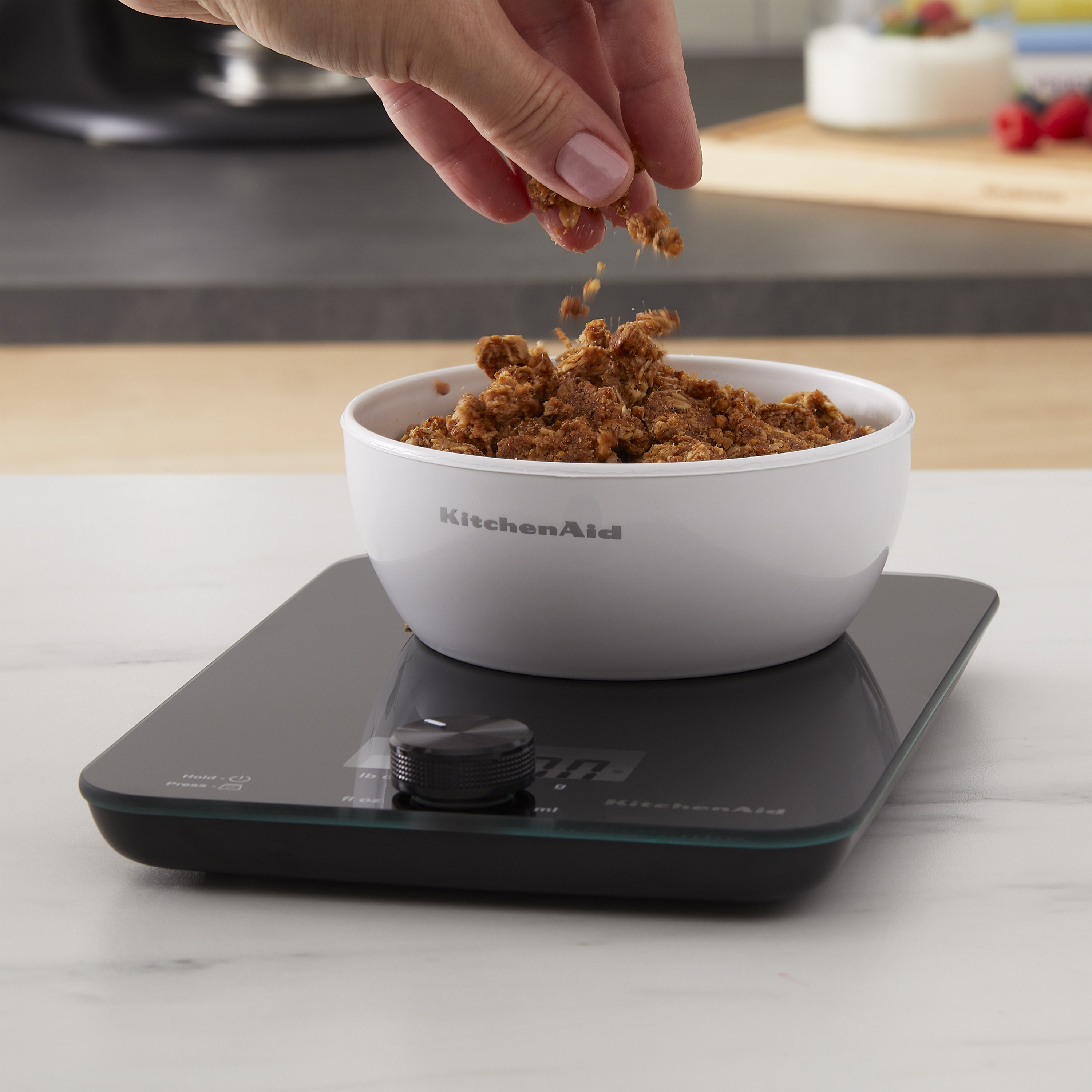 KitchenAid Gourmet Stainless Steel Electronic Scale - Bed Bath