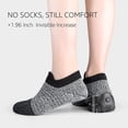 thumbnail image 2 of Yazi Slip On Breathe Mesh Walking Shoes Women Fashion Sneakers Comfort Wedge Platform Loafers, 2 of 6