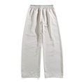 thumbnail image 5 of Aezemi Men Straight Leg Running Pants Fashion Outdoor Elastic Waist Drawstring Workout Long Trousers with Pockets Winter Fall Sports Exercise Trendy Comfy Casual Bottoms L, 5 of 8