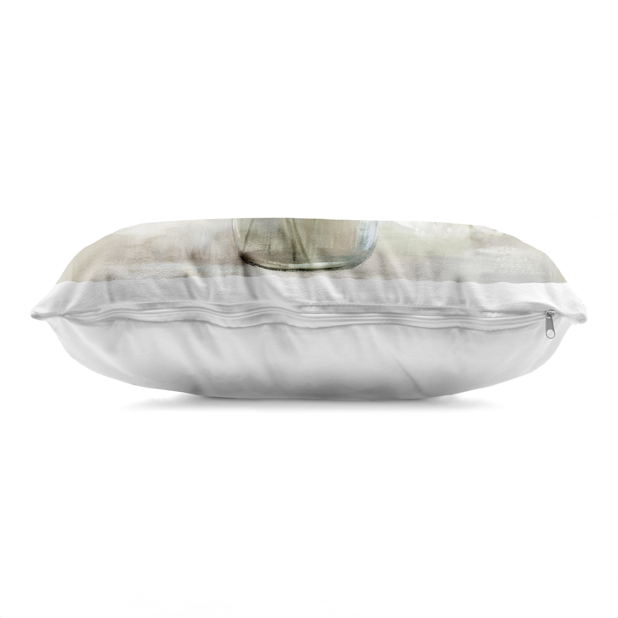 Stupell Industries Gentle White Petals in Vase Decorative Printed Throw Pillow, design by Nan, 14 x 7 x 20