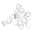 thumbnail image 3 of Fabricación De 20 Piezas DIY Con Forma De Corazón, Colgante De Acero Inoxidable Con Agujero, Accesorio Para Hacer Joyas, Color Acero, 6,5 X 7 Mm, 3 of 7