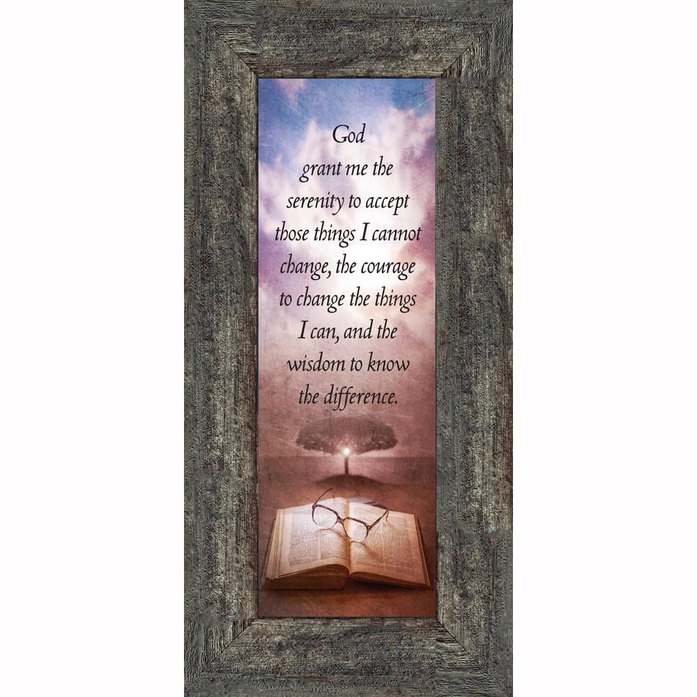 Frames Of Mind Serenity Prayer Serenity Prayer Wall Decor 6x12 7375  Frames Of Mind Serenity Prayer Serenity Prayer Wall Decor 6x12 7375