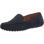 Aerosoles Womens Driving Style Loafer, Navy Fabric, 12