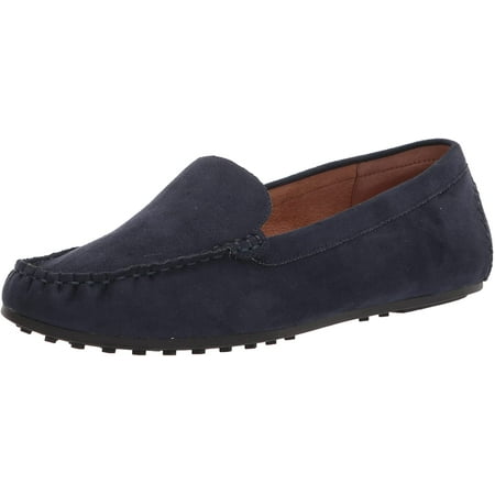 Aerosoles Womens Driving Style Loafer, Navy Fabric, 12