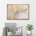 thumbnail image 4 of wall26 Framed Canvas Print Wall Art Gold Gray Paint Stroke Wave Collage Abstract Shapes Illustrations Minimal Decorative Contemporary Multicolor for Living Room, Bedroom, Office - 24"x36" N, 4 of 7