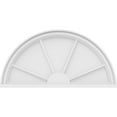 thumbnail image 3 of Ekena Millwork 32"W x 16"H x 2"P Half Round 4 Spoke Architectural Grade PVC Pediment, 3 of 7