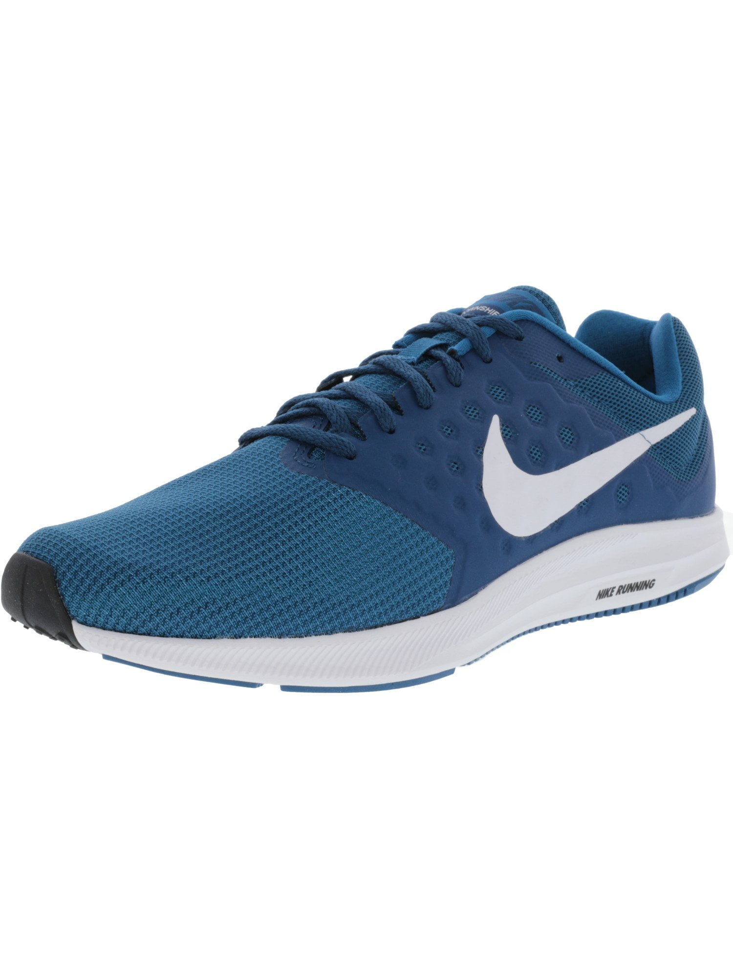 Nike Men's Downshifter 7 Green Abyss / White-Blue Force Ankle-High ...