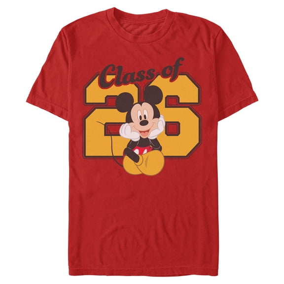Mens Mickey & Friends Class of 26 Pose T Shirt