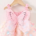 thumbnail image 5 of UAYOTSE Baby Girls Summer Sleeveless Dress Kid Princess Flower Beach Butterfly Sundress,Sizes 2-3 Years, 5 of 6