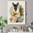 thumbnail image 4 of Chihuahua Robe Wall Art Canvas 15.75x11.81 Inches, 4 of 8