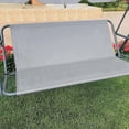 thumbnail image 3 of Outdoor 600D Oxford cloth swing seat cover Garden courtyard swing cover Waterproof and dustproof protective cover 600D：127*50*50cm Gray, 3 of 7