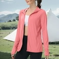 thumbnail image 6 of Kilaqueen Women's Sun Protective Jacket Full Zip Long Sleeve Hoodie Lightweight Sun Shirt with Pocket, Athletic Jackets for Runing Hiking Outdoor, 6 of 8