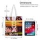 thumbnail image 5 of Outer Banks Bolso de tela con estampado de lienzo para mujer, bolsa de compras reutilizable y estética, con cremallera interior, regalo para mujer, 35 × 40 cm., 5 of 6