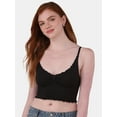 thumbnail image 3 of No Boundaries Women's Ruffle Cami, Size XS-3XL, 3 of 11