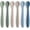 Blue, variant on Silicone Baby Feeding Spoons, First Stage Baby Infant Spoons, Soft-Tip Easy on Gums I Training Spoon Self Feeding, Dishwasher & Boil-proof, 6 Pack