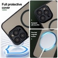 thumbnail image 3 of Estuche magnético diseñado para iPhone 15PROMAX, estuche protector delgado y translúcido a prueba de golpes, 3 of 7