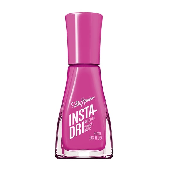 Sally Hansen Insta-Dri Electric Feels, Magenta Pulse, Nail Polish, Beautiful Colors, Quick Drying, Perfect Manicure