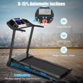 thumbnail image 5 of Folding Treadmill Auto Incline for Running, Jogging, Walking with 15-Level Adjustment, 12 Preset Training Programs on Large LCD Display and 3.5 Horse Power for Home & Office & Gym Workout, 5 of 9