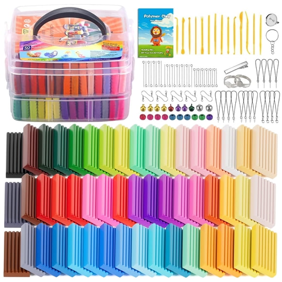 Kit básico de arcilla polimérica CiaraQ con herramientas de escultura de 1,3 kg