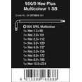 thumbnail image 3 of Juego de Llaves Allen Wera 950 SPKL/9 Brazo Largo, 9 Tamaños, 3 of 7